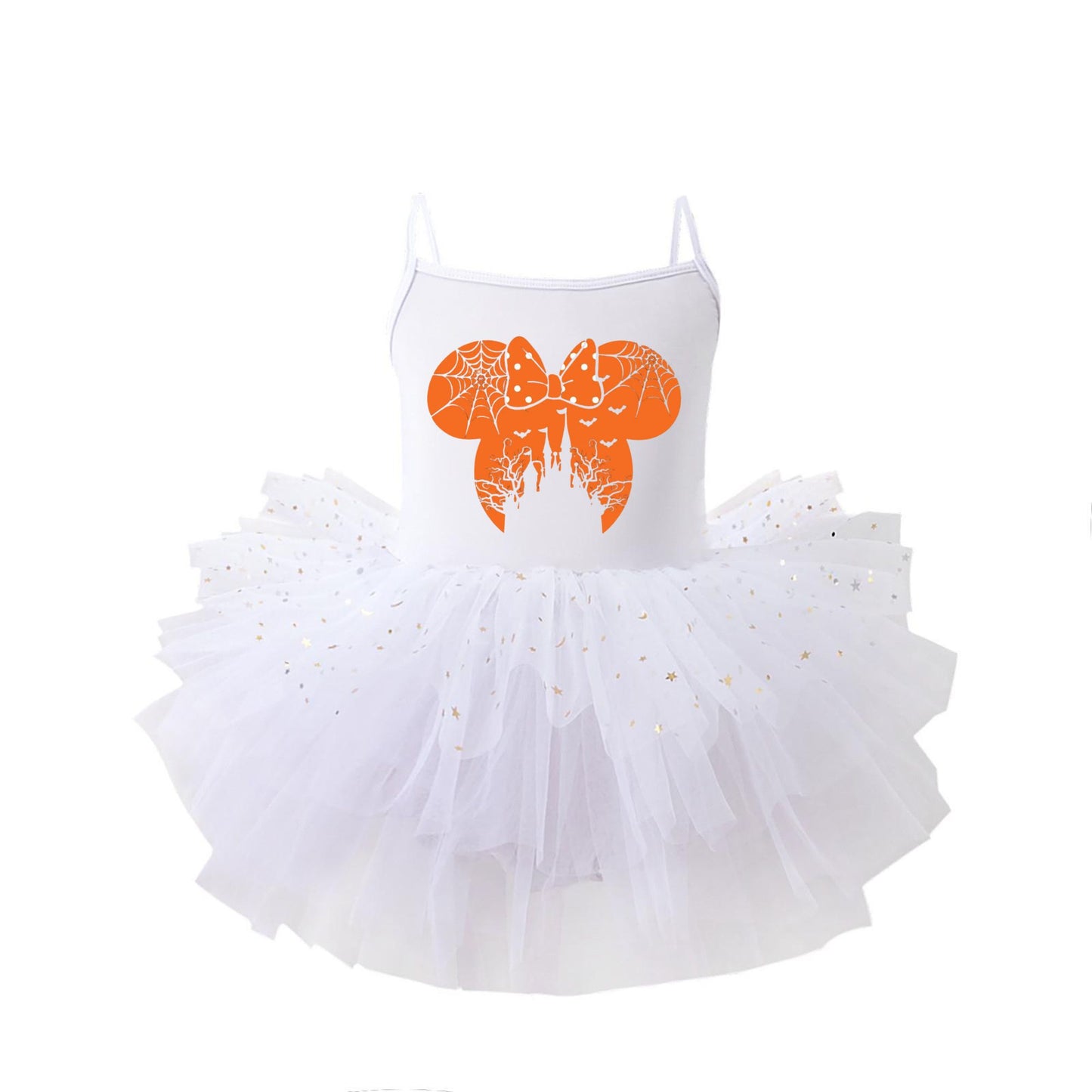 Bow Head Catsle Halloween Tutu Dress