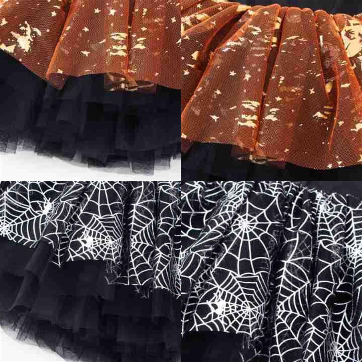 Bow Spooky Birthday Girl Halloween Tutu Dress
