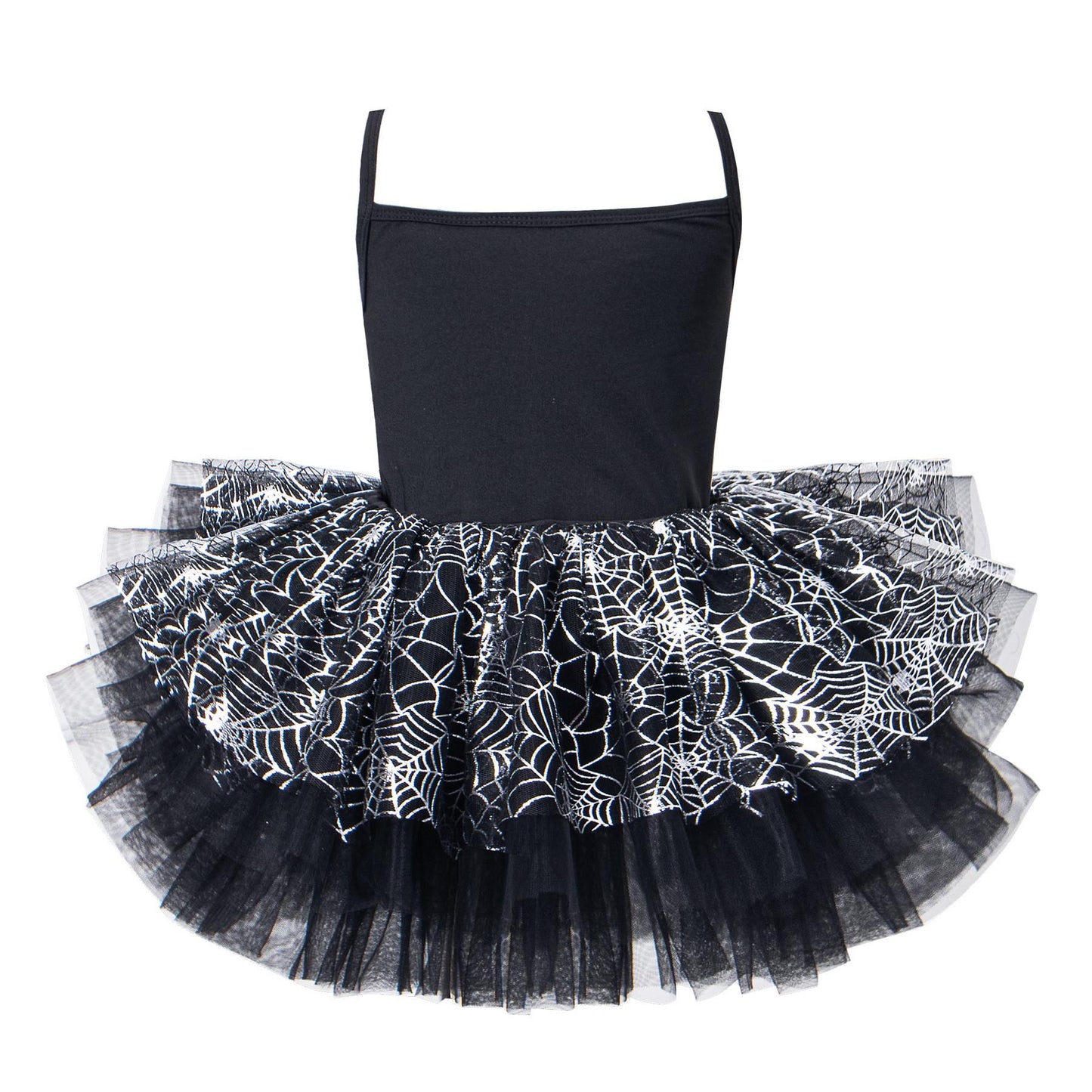 Bow Spooky Head Halloween Tutu Dress