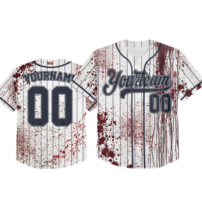 Custom Halloween Basic Hunter Green Baseball Jersey Zombies Cosplay