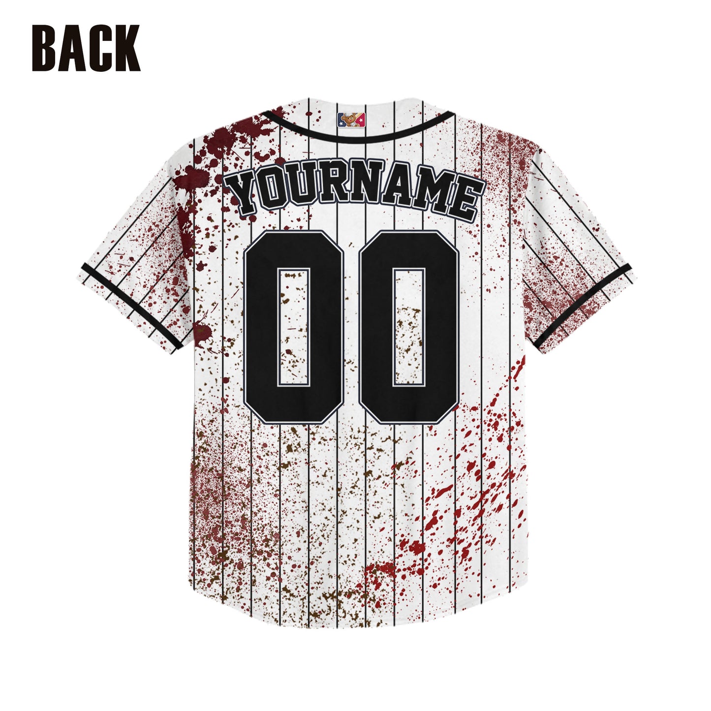Custom Halloween Basic Hunter Black Baseball Jersey Zombies Cosplay